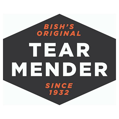 Instant, natural adhesive for fabric and leather.  Permanent & washproof in minutes.  Non-Toxic.  Go Green with Tear Mender.  Since 1932.