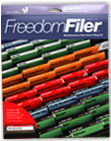 FreedomFiler is dedicated to serving the public's organizing needs by: 
• Providing groundbreaking paper organization products that are simple and easy