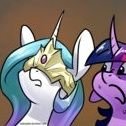 I am Princess Celestia, I raise the sun [RP/can be 18+] along with my dearest sister who raised the moon and releases the stars. parody account