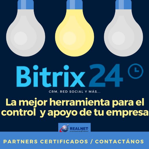 CBitrix24's profile picture. Bitrix 24 México / RealNet (Partners certificados).
