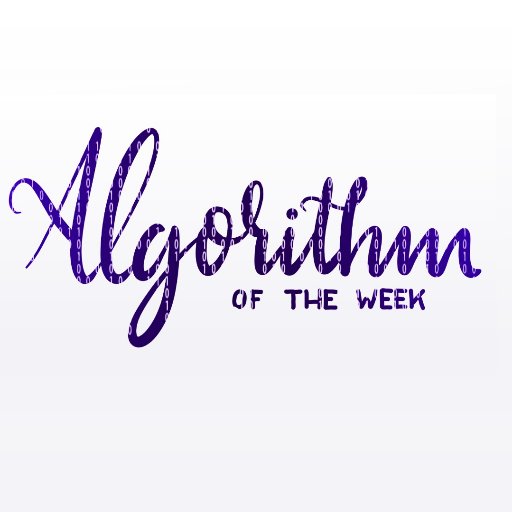 WeeklyAlgorithm's profile picture. I like to read about algorithms and share what I find out. If there's an algorithm you want to read about, please let me know.
