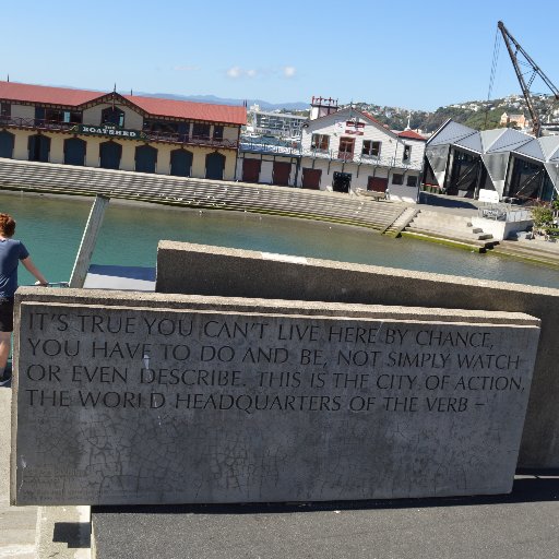 Discover text sculptures along Wellington’s waterfront from 23 of New Zealand’s well-known writers.