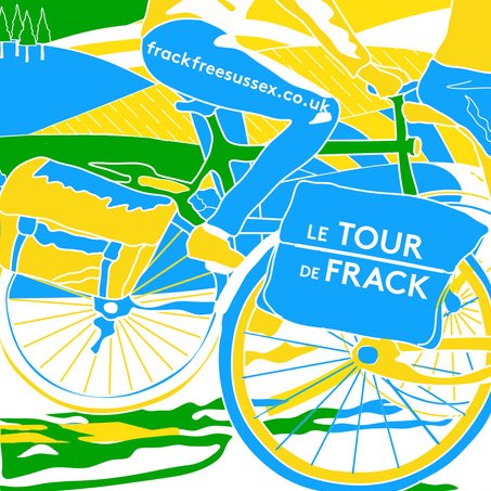 A fun bike ride with a difference! Come and see how our beautiful countryside is being affected by the oil and gas industry. #TourDeFrackUK #DontDrillTheWeald