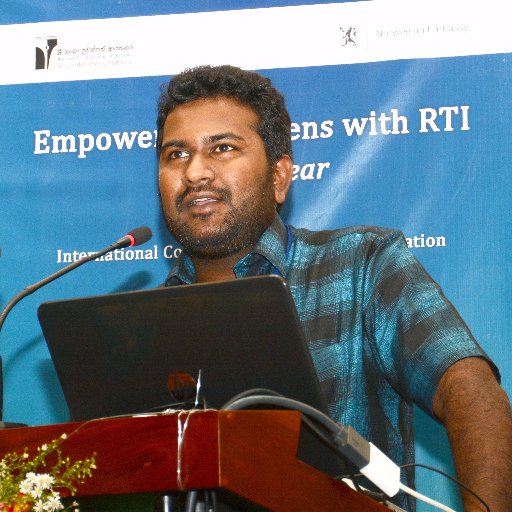 Founding member of https://t.co/gHjj1N8XTX.
Was a Journalist at Lankadeepa newspaper.
Was the secretary of Sri Lanka young journalists' A.
Email - tharindu.rti@gmail