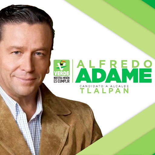 Candidato para la Alcaldía de Tlalpan. Tlalpan para los Tlalpenses.
Partido Verde 👍🏼