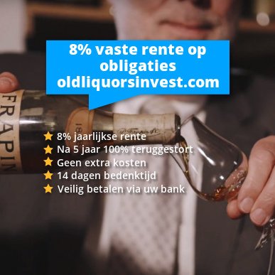 Old Liquors Invest | 8% vaste rente per jaar.