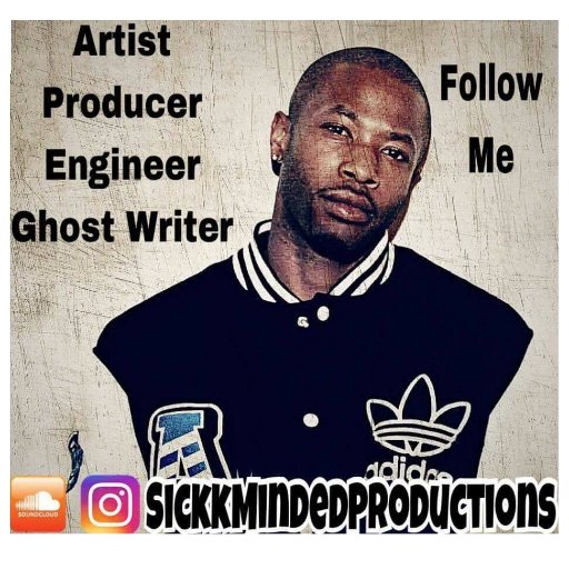 Producer The Twin Cities ! Bringing his own sound to the industry and to artist that are looking for the sickkminded sound. Sickk has been producing for 19yrs 😀