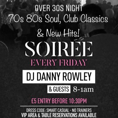 located at Welling United Football Club we host Over 30s night EVERY FRIDAY 8-1am £5 entry & Function Hire
