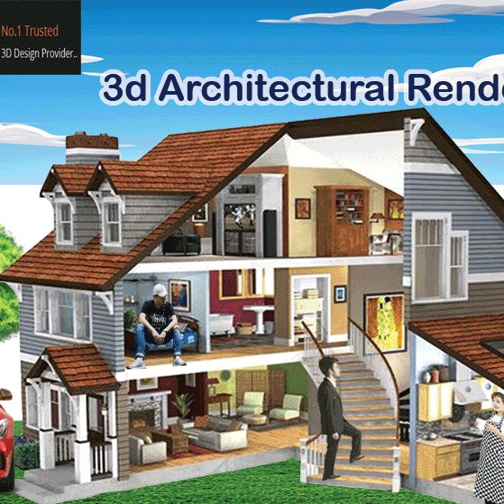 3D Team specializes in 3D rendering like Architectural, Interior, Product, Industrial, and Animation with the latest technology.