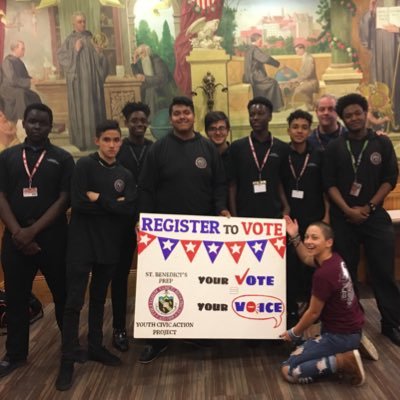 We are H.S. students engaged in the democratic process by registering the youth in our community to vote. #RegisterToVote