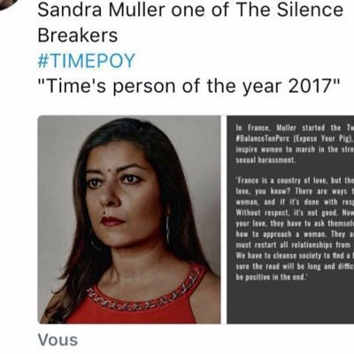 Résultat de recherche d'images pour "tweet sandra muller"