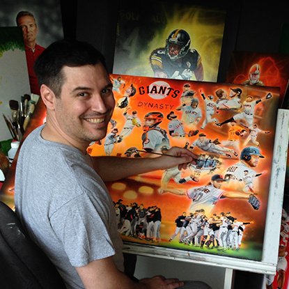 Sports Artist Illustrator/Painter/Sports Fan: SF Giants/49ers/Warriors
Contact:
info@BTArts.com
