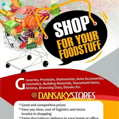 One stop online shop for your food stuffs, groceries, drinks, baby food, cleaning items, clothing, shoe, etc