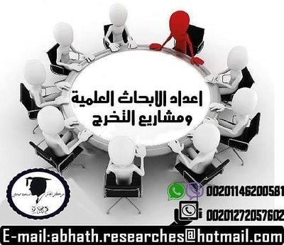 🔥 مركز إنجاز لمساعدة الباحثين في إعداد الأبحاث ورسائل الماجستير والدكتوراه في كافه التخصصات يسعدنا تواصلكم على الواتس او الفايبر: ⤵
📲 00201146200581