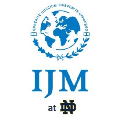 We are the Notre Dame chapter of IJM—we are a global organization that protects the poor from violence in the developing world.