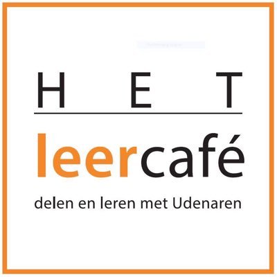 Het leercafé is een virtuele en fysieke plek waar mensen aan en van elkaar kunnen leren. Ontstaan vanuit de G1000 Uden, Volkel, Odiliapeel en omstreken.