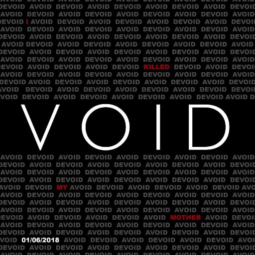 Official twitter for the forthcoming short film 'Void', starring Kadeem Boyce & Miranda Magee. Kickstarter campaign launching soon.