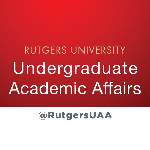 Rutgers Undergraduate Academic Affairs strives to augment educational opportunity & success, & to promote educational access for Rutgers undergraduate students.