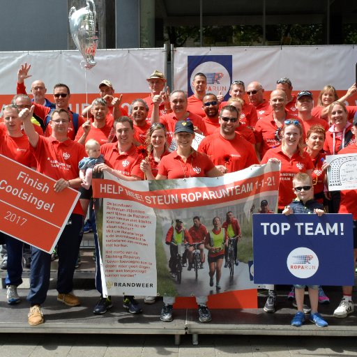 Team 112 doet in 2019 voor de 16e keer mee aan de Roparun, van Parijs naar Rotterdam in het pinksterweekend. Opbrengst voor Stichting Roparun.