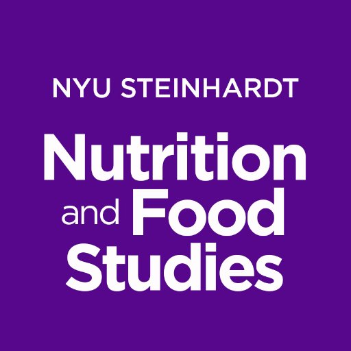 The official Twitter feed of the Department of Nutrition and Food Studies at NYU Steinhardt.