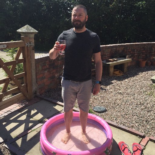 matt_goodall's profile picture. Knees bent, arms stretched, rah rah rah!