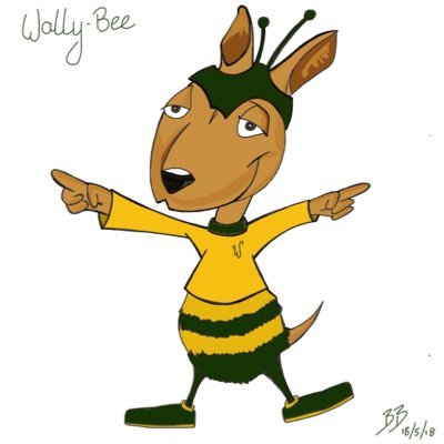 Official unofficial 2nd mascot and saviour of Australian Rug-Bee
