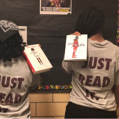 University High School is the Newark Chapter of ProjectLit book club #JustReadit #RepresentationMatters