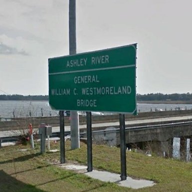 Just another reliable and durable bridge over a Lowcountry river on Interstate 526