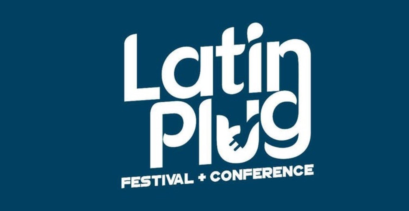networking event & conference for new Latin talents where characters from different communication platforms support young people to grow as artists