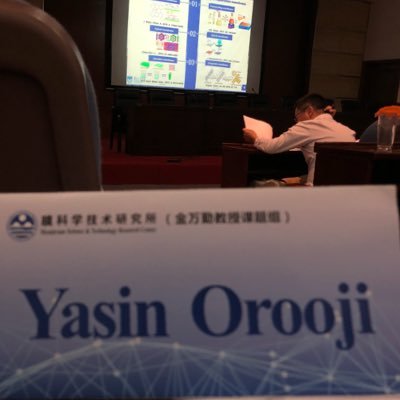 TheOrYaLab's profile picture. A/Professor Yasin Orooji is working on biofouling mitigation; biomaterials and sensors. Nanjin