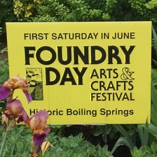 Foundry Day Arts & Crafts Festival is held the first Saturday in June, rain or shine, 9am-4pm. Free entrance. Free parking/shuttle at BSHS. Sorry, no pets.