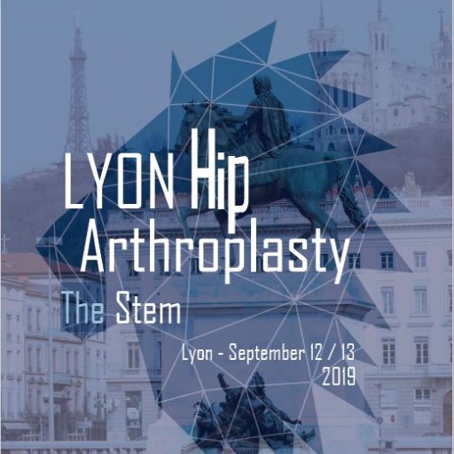 Lyon Hip Arthroplasty (LHA) Congress at the Lyon Congress Centre in France. This edition will focus on the femoral #stem in THR
#LHA2019