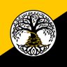 mistercasanova7's profile picture. What the flag represents. 
I call this flag, Spiritual anarcho capitalism.
The tree symbolizes knowledge and wisdom, and being in harmony with nature and people