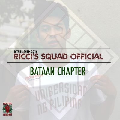 Official Ricci Squad Bataan Chapter • UP Fighting Maroons — OPEN DM #UPFight ❤