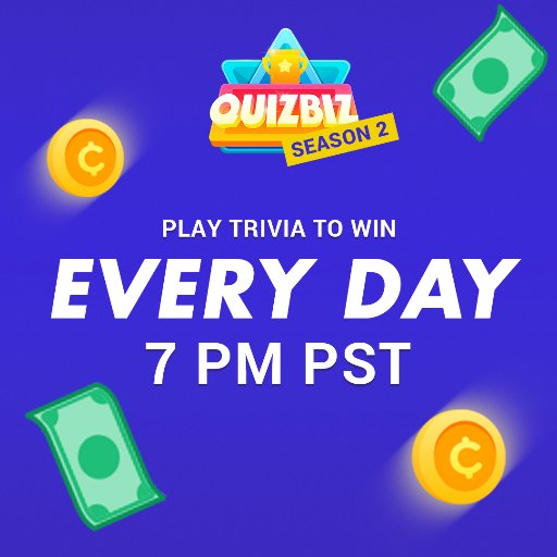 Quiz Biz is the live trivia game show where knowledge pays. Play several times a day on #Liveme app to win cash prizes. 🤑 https://t.co/a4vnRsRbLG