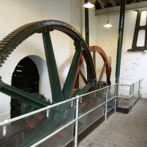 Claverton Pumping Station, near Bath, is a 200 year old waterwheel powered beam engine.