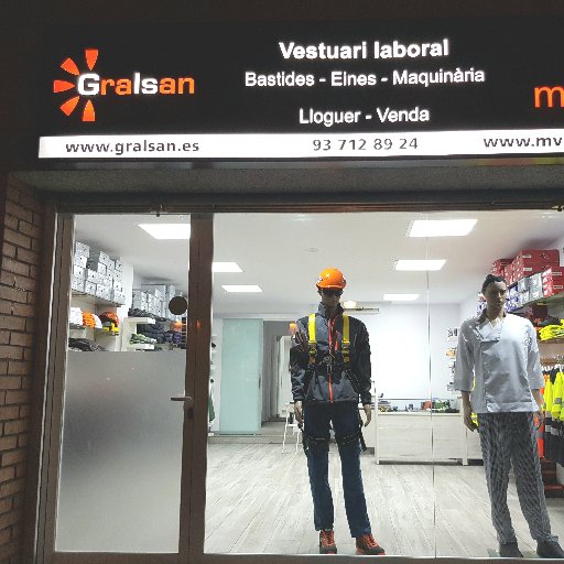 En GRALSAN ofrecemos al cliente un servicio integral en vestuario laboral, EPIS, alquiler y venta de herramienta, maquinaria y medios auxiliares.