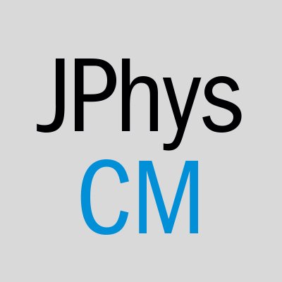 JPCM is a leading physics journal from @IOPPublishing, covering all aspects of condensed matter physics #condensedmatter #condmat #physics #STM #compchem