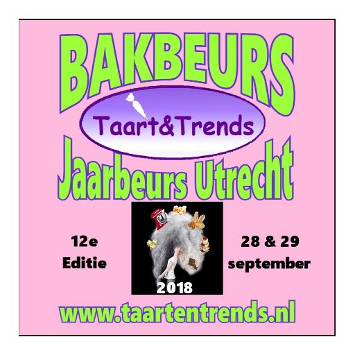 Taart en Trends: de beurs voor bakken en decoreren met Passie!  Kom 29 en 30 september 2017 naar de Jaarbeurs Utrecht. https://t.co/JgUQsHUYOo