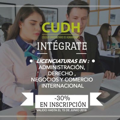 CUDH_'s profile picture. Colegio Universitario de Humanidades institución INCORPORADA a la UAQ Nuestras Licenciaturas en #AdministraciónCUDH #NegociosComercioCUDH #DerechoCUDH