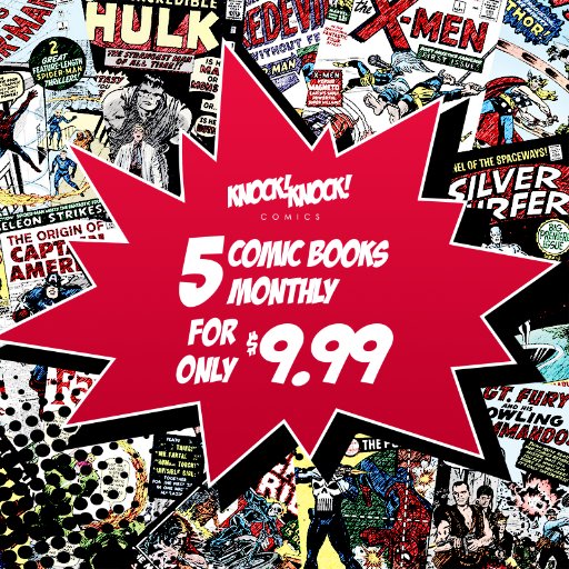 Only Monthly Custom #Comic Book Subscription Service In US. You Pick Em. We Ship Em! 5 Comics Delivered Monthly (Only $9.99)! Check Out Collectibles As Well!