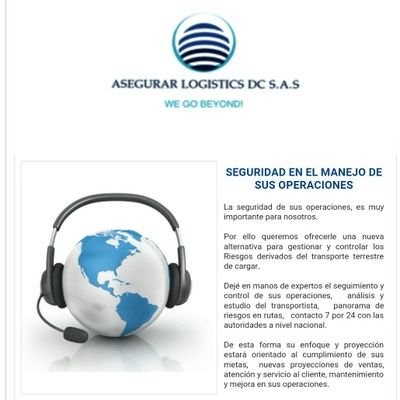 Asegurar Losgistics una empresa que realmente administra y gestiona los Riesgos en cadena de suministros. Nuestros clientes dan Fe de nuestro compromiso.