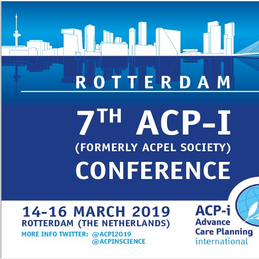 Information about the upcoming ACP-I conference (formerly ACPEL) 13-16 March in Rotterdam. See also: @ACPinScience | @JudithRietjens @IKorfage @DorisvdSmissen