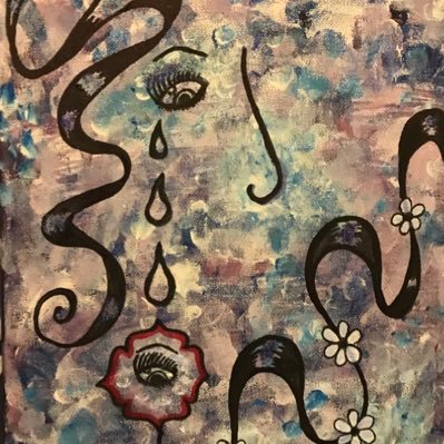 Out here making art for the world to see. peace and love 💜 DM me if you’d like a piece done by me :)