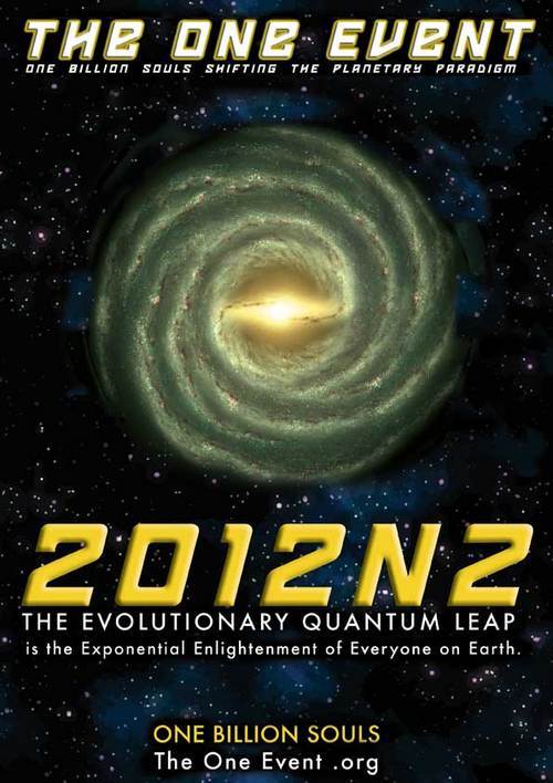 One billion souls gather for an evolutionary quantum leap - enlightment for everyone on Earth.