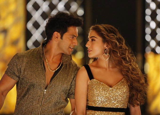 Varun Dhawan and Sara Ali Khan starrer Coolie No. 1 IMAGES, GIF, ANIMATED GIF, WALLPAPER, STICKER FOR WHATSAPP & FACEBOOK