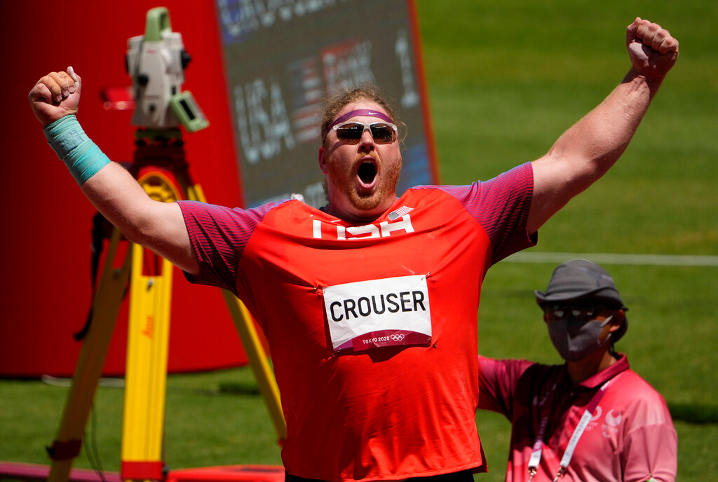 Ryan Crouser Breaks Olympic Shot Put Record Earns Team Usas First Men