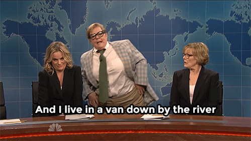 Living In A Van Down By The River Gif