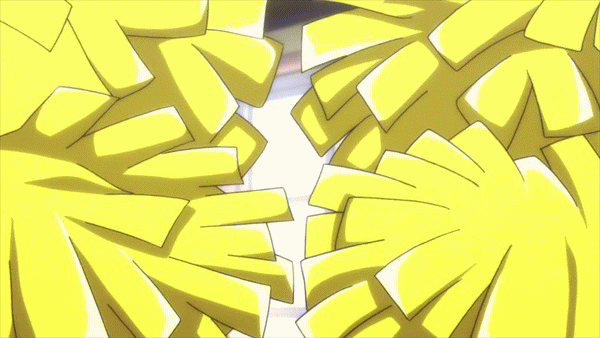 Cheering anime gif