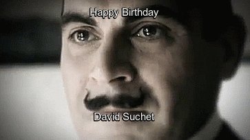 Mon Dieu! Happy birthday to a brilliant actor & one of the most dapper detectives. 